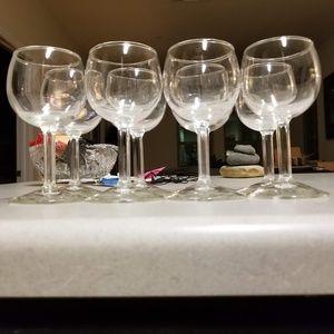 Vintage wine glasses